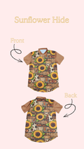 Short Sleeve Sunflower Hide Fishing Dress (Preorder)