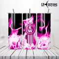 20oz Tumbler Kenworth (pink)