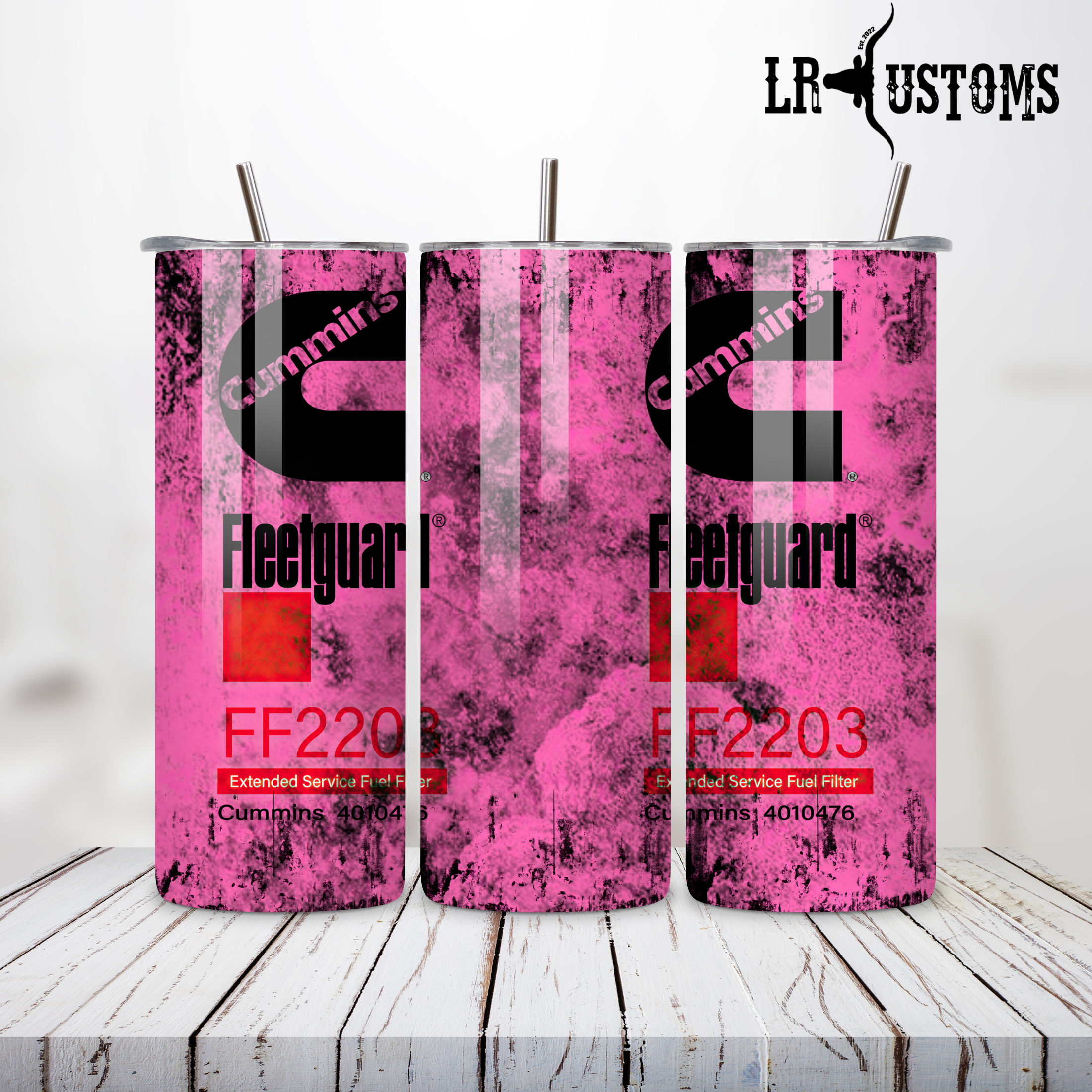20oz Tumbler Fleetguard (pink)
