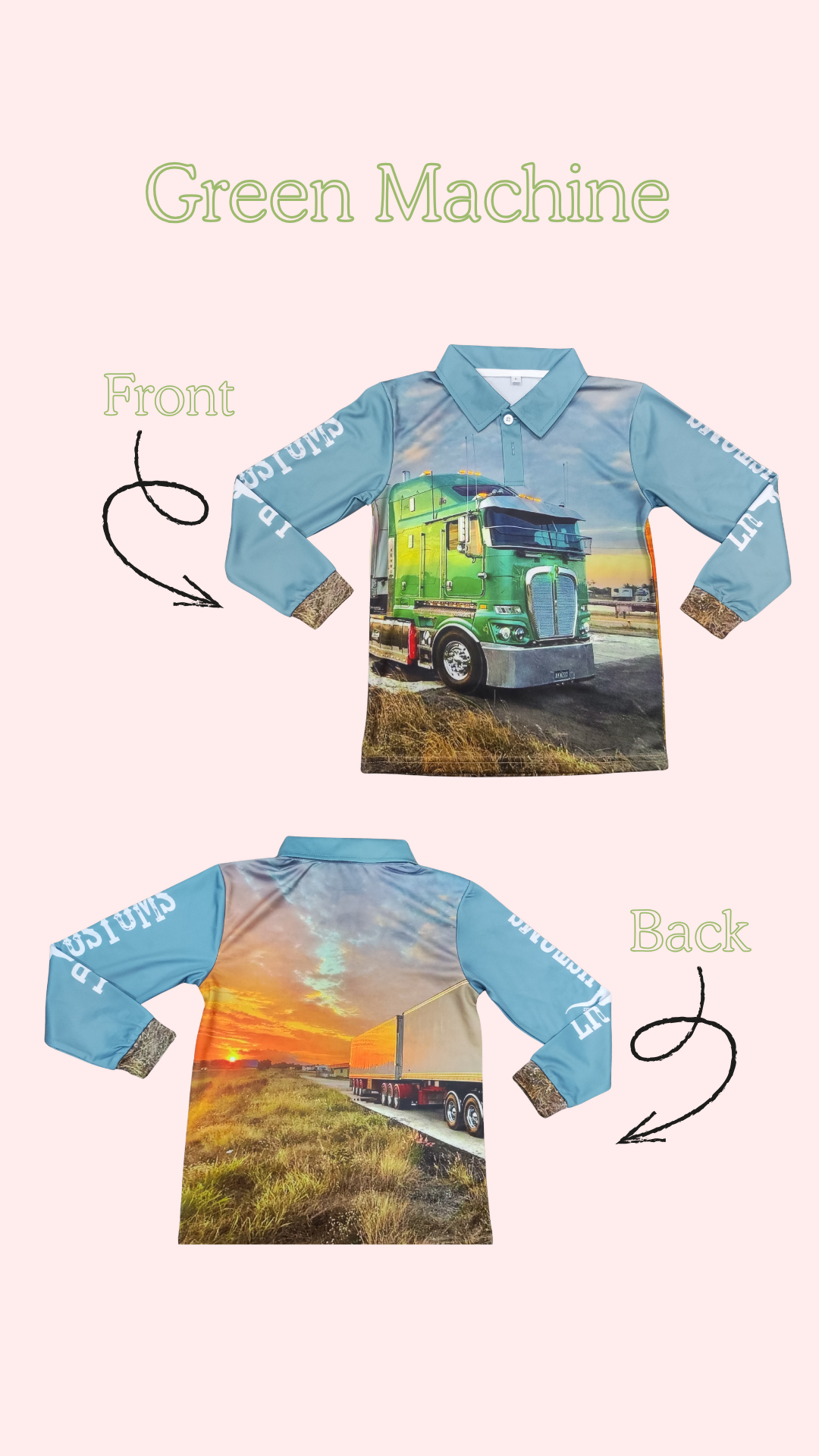 Green Machine Fishing Shirt (pre-order)