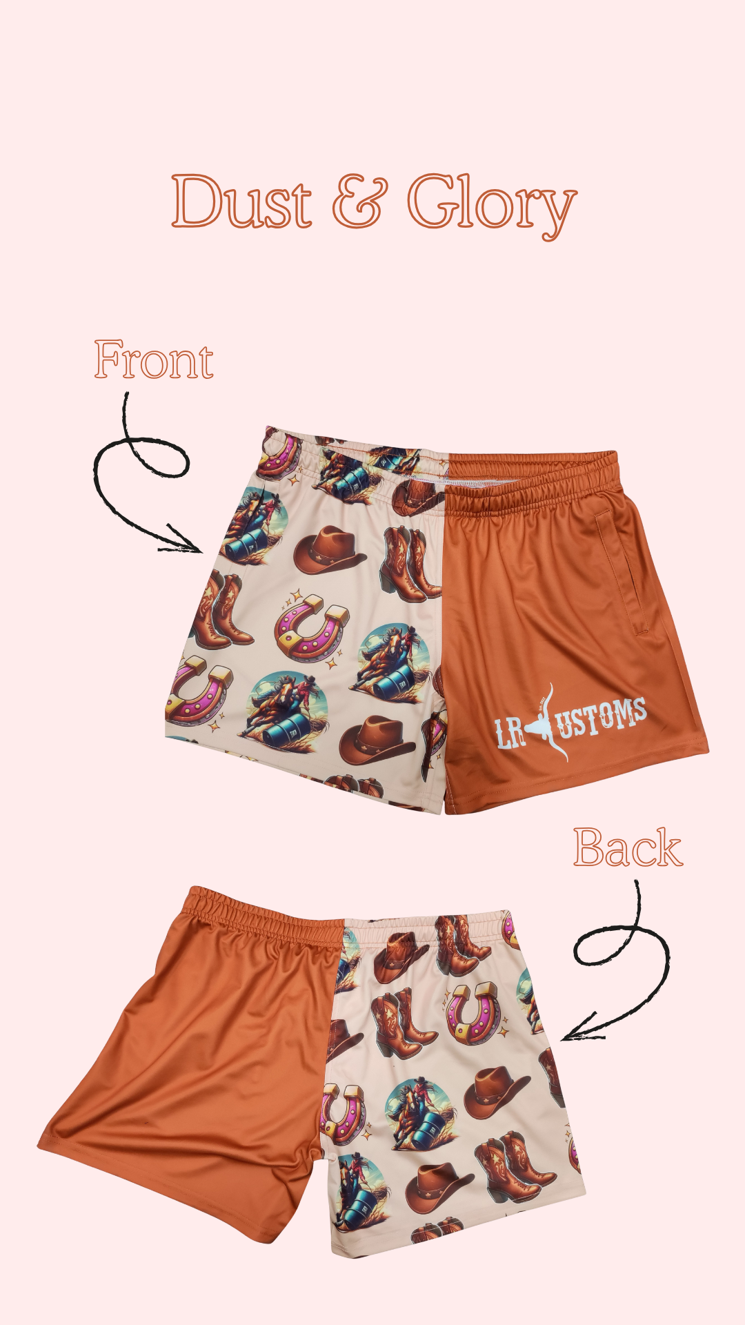 Dust & Glory Footy Shorts (Pre order)