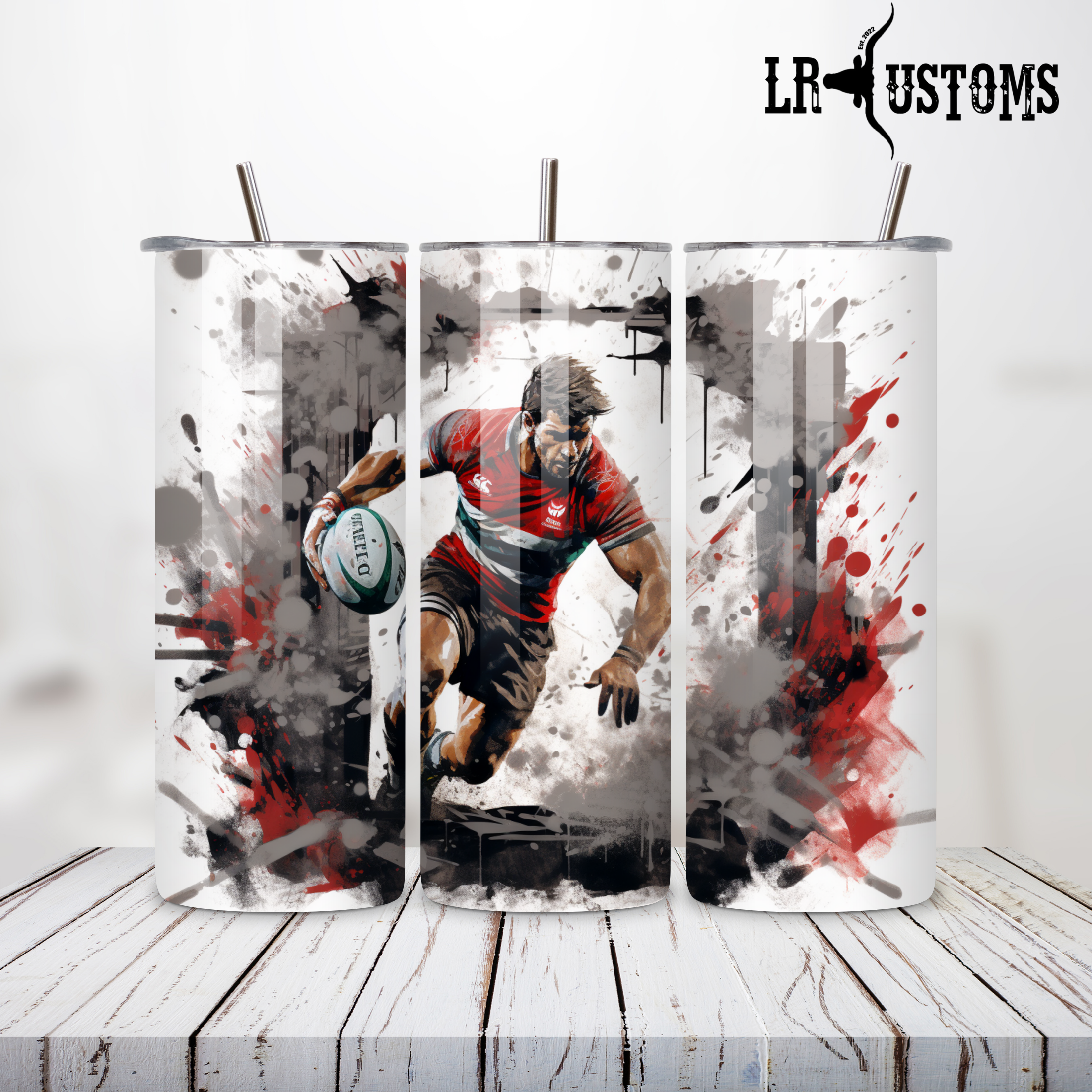 20oz Tumbler Football