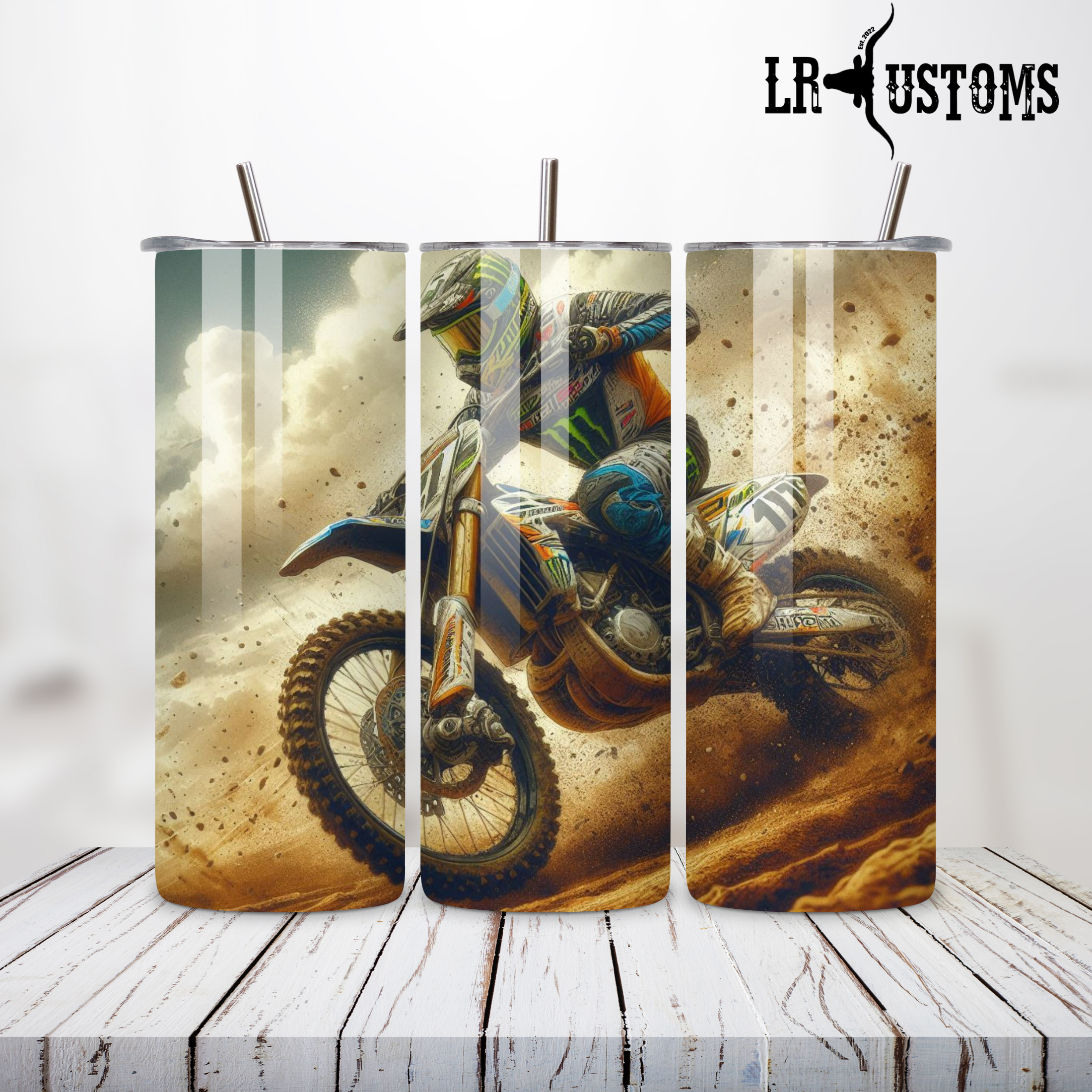 20oz Tumbler Dirt Bike (2)