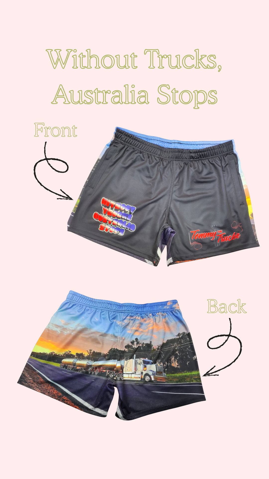 Without Trucks Australia Stops Shorts Adults