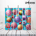 20oz Tumbler Lollypops