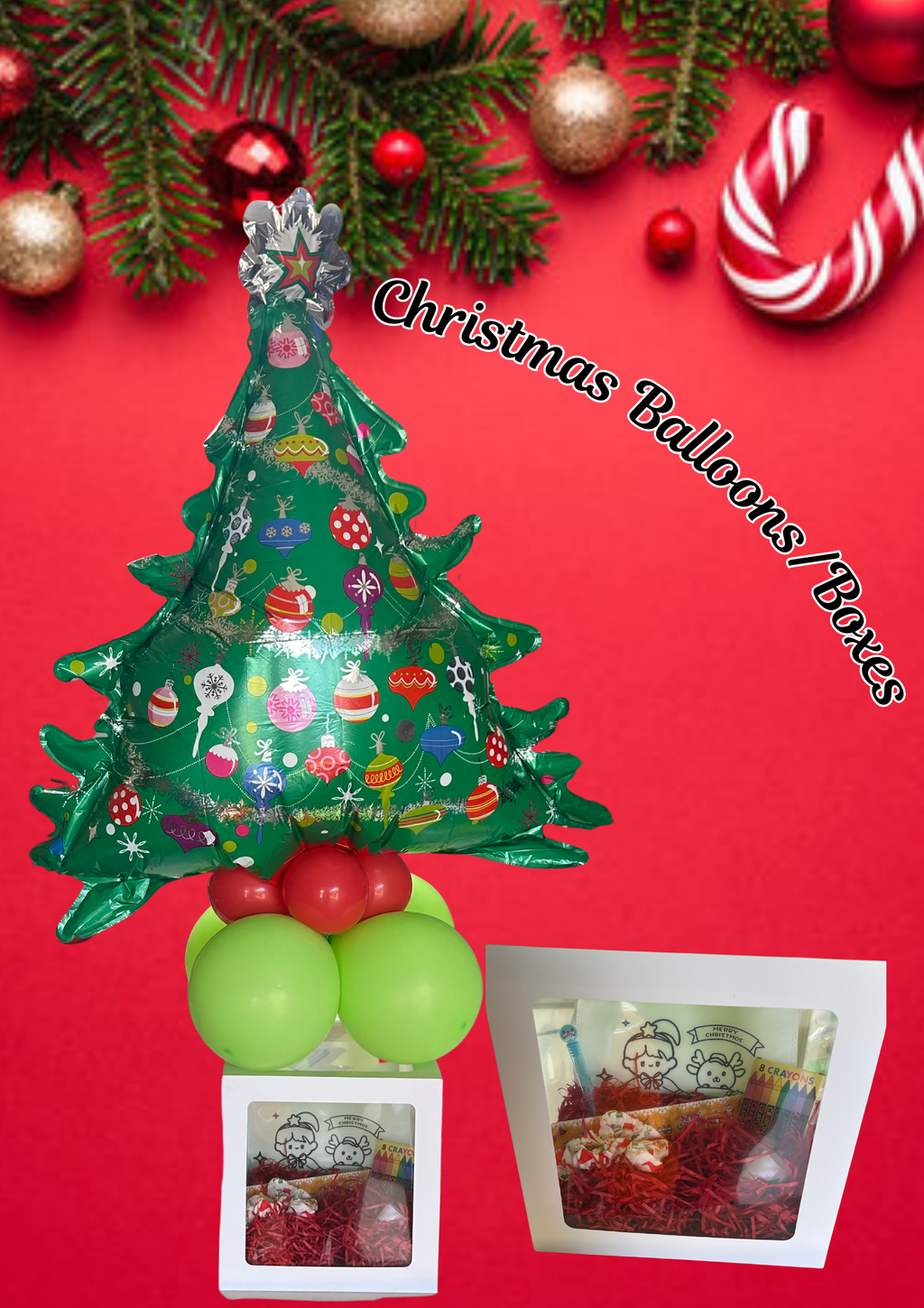 Stuffed Christmas Balloon Or Box