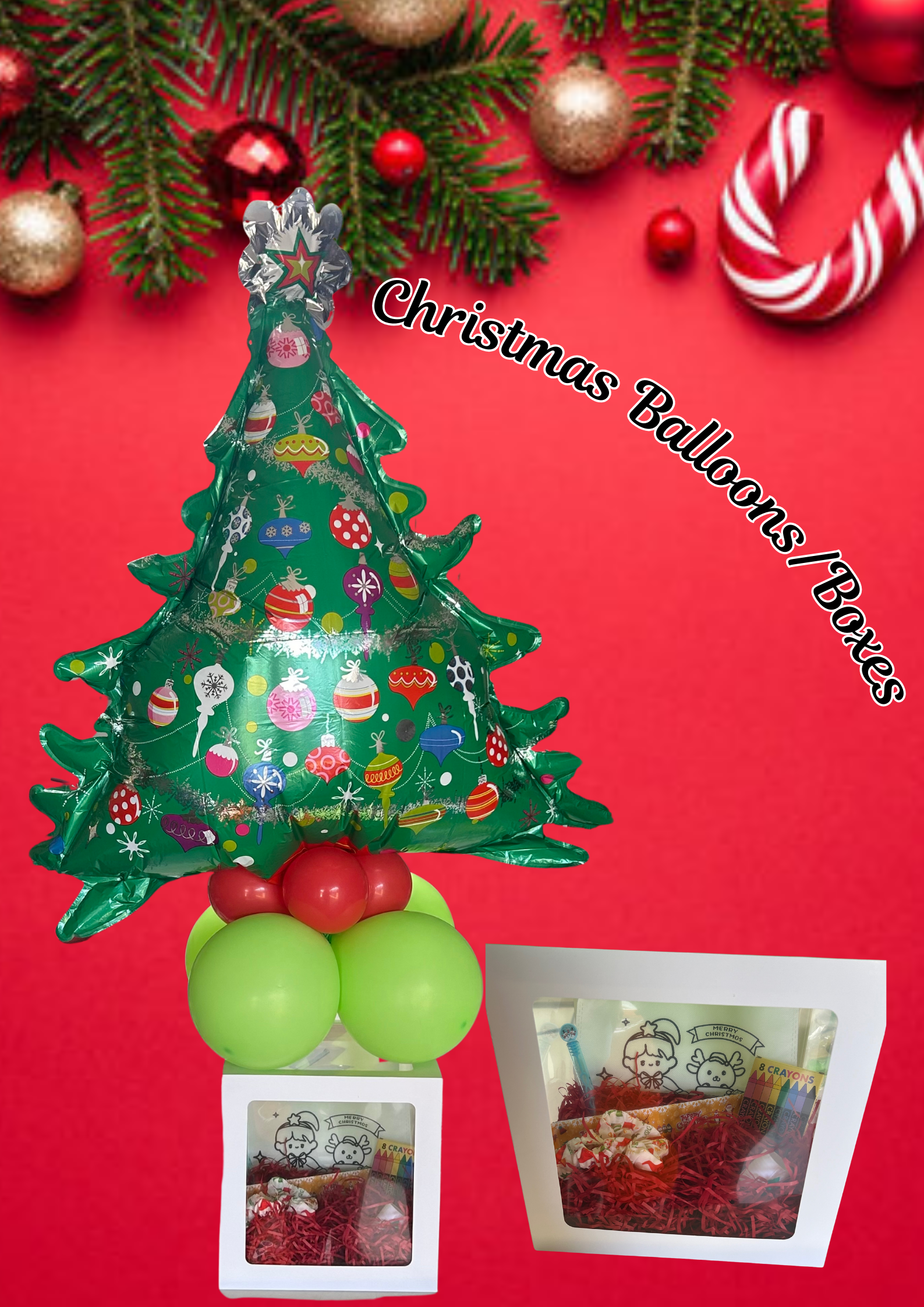 Stuffed Christmas Balloon Or Box