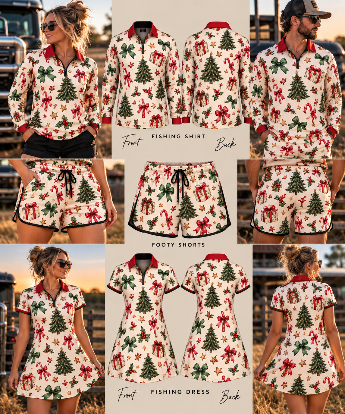 Christmas Cheer Fishing Shirt (pre-order)