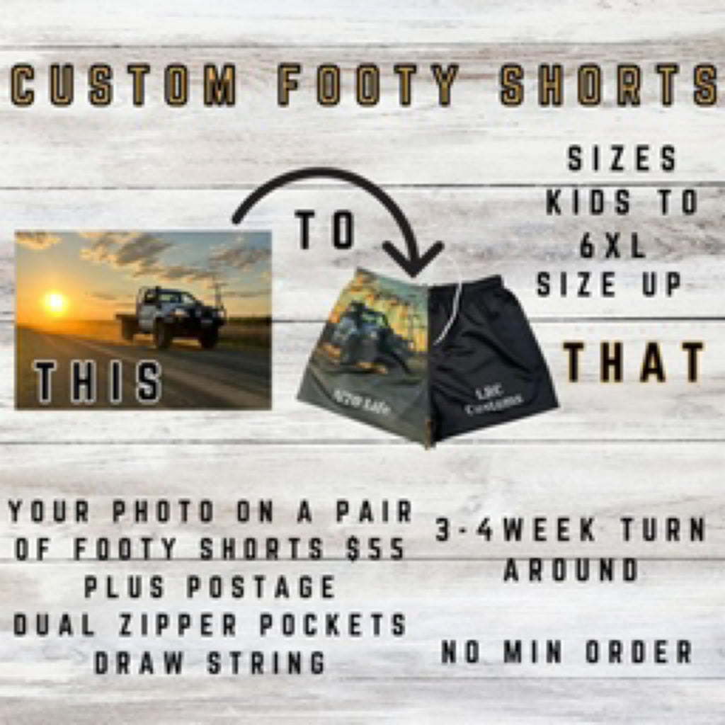 Custom Footy Shorts