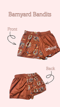 Barnyard Bandits Footy Shorts (preorder)